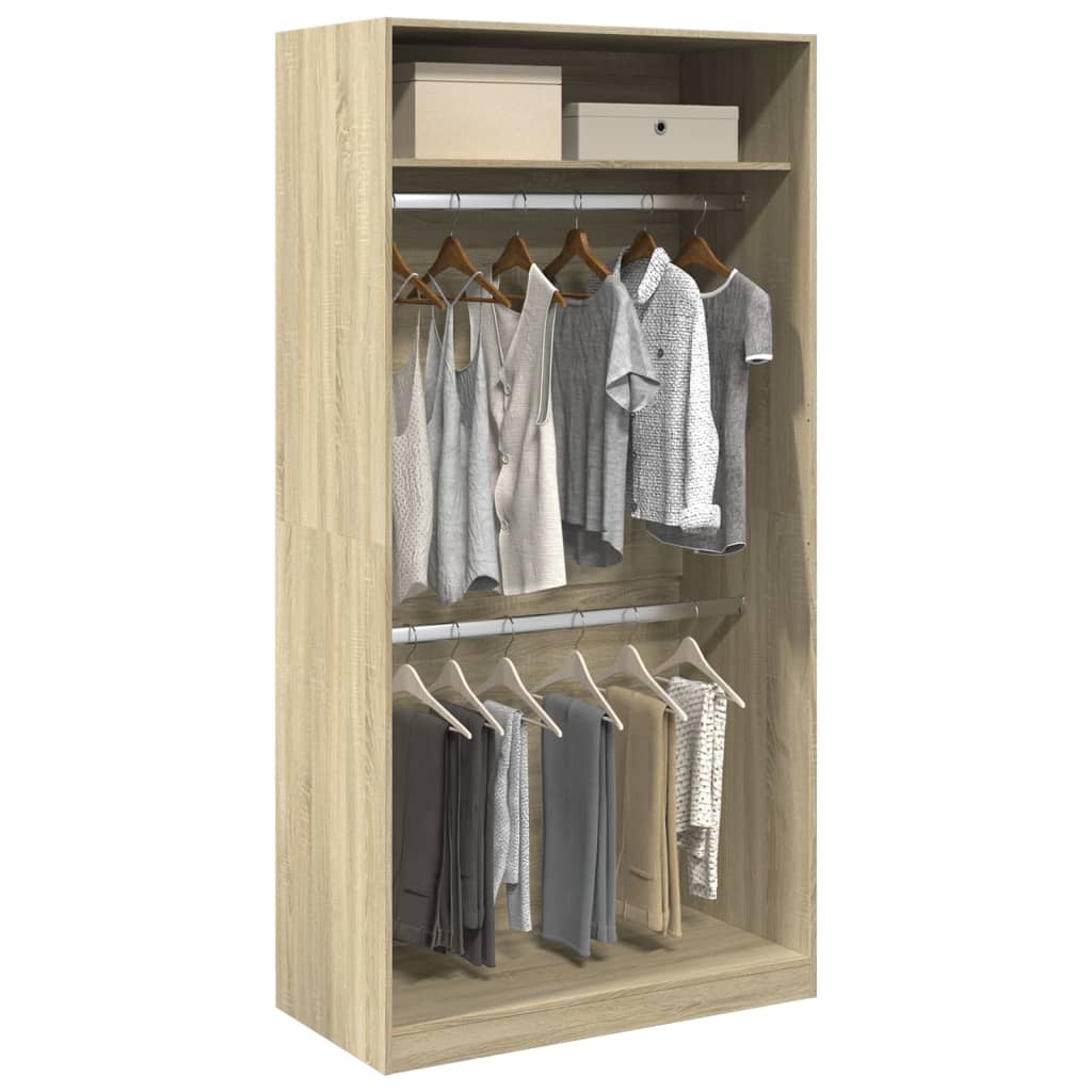 Armadio In Legno Multistrato Rovere Sonoma