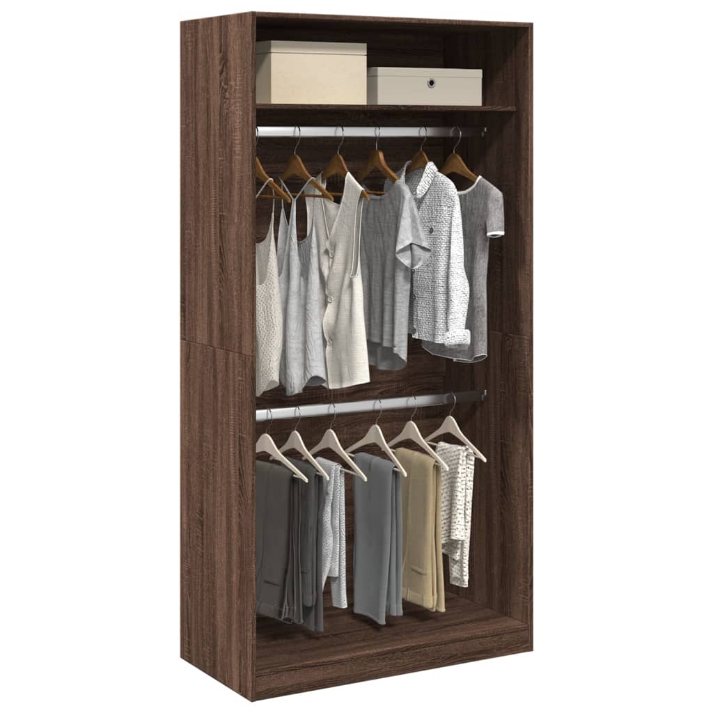 Armadio In Legno Multistrato Rovere Marrone