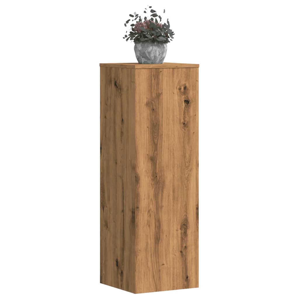 Supporti Per Piante 2 Pz Bianchi 30X30X50Cm Legno Multistrato