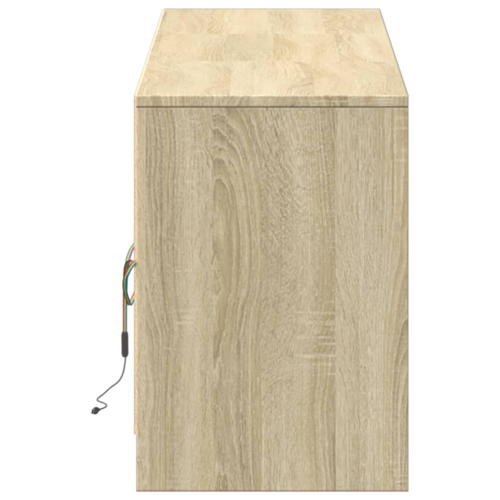 Mobile Porta Tv Con Led 180X34X50Cm In Truciolato