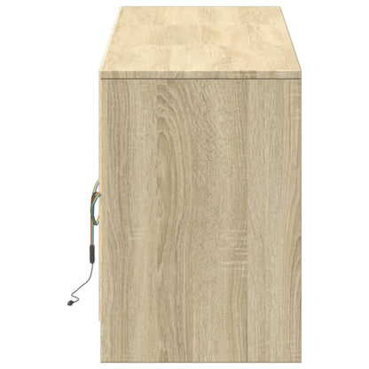 Mobile Porta Tv Con Led 180X34X50Cm In Truciolato