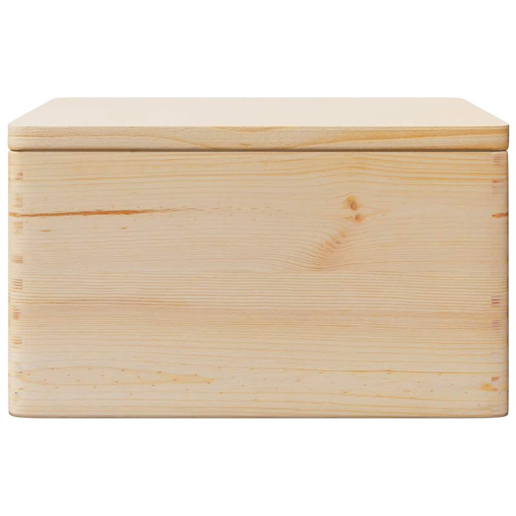 Scatola In Legno Legno Massello Pino Naturale