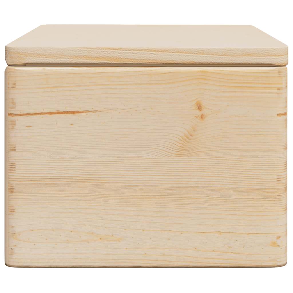 Scatola In Legno Legno Massello Pino Naturale