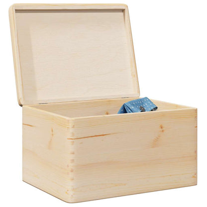 Scatola In Legno Legno Massello Pino Naturale