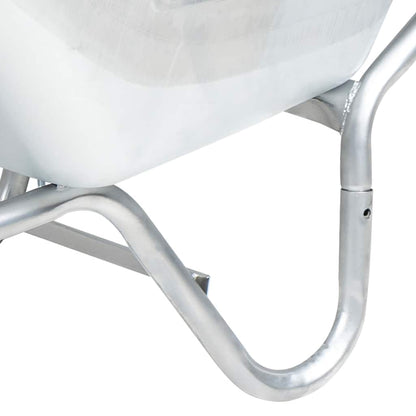 Carriola 90 L 150 Kg In Acciaio Zincato E Plastica