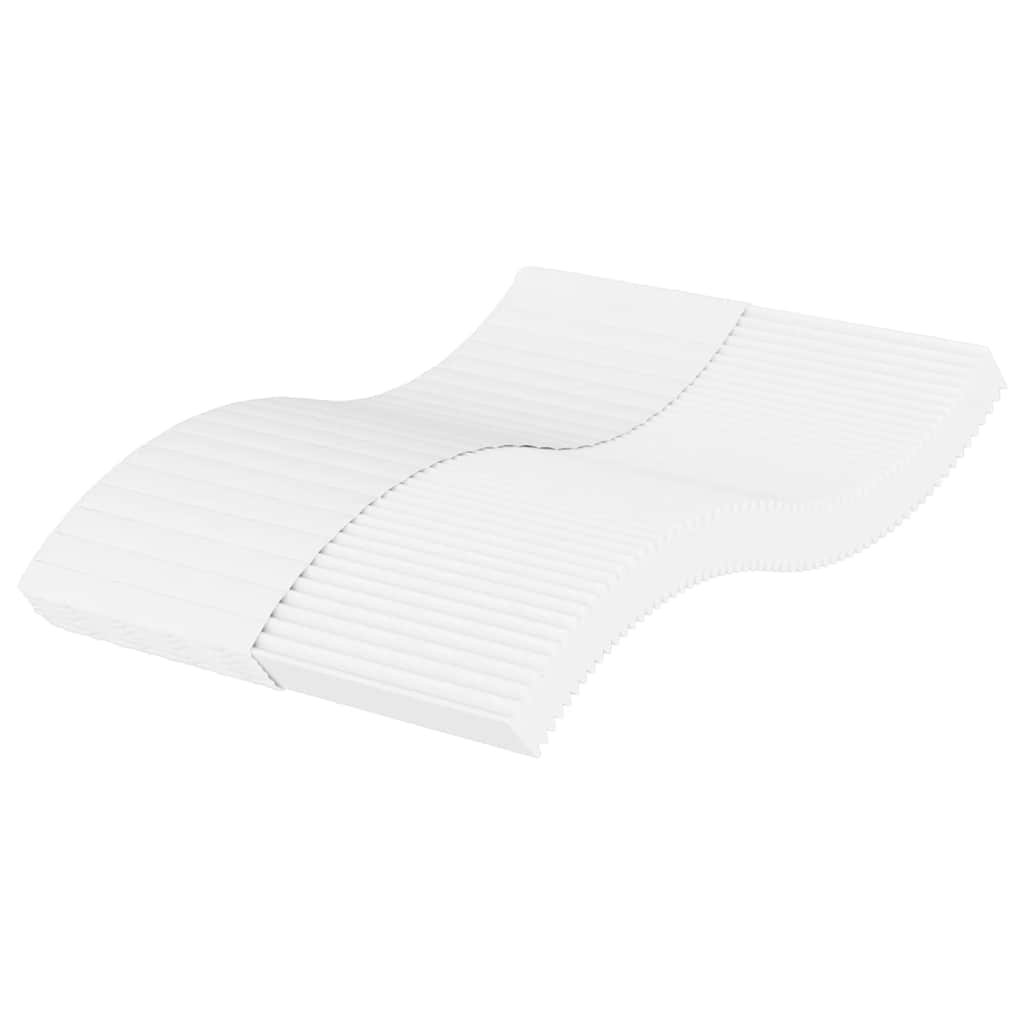 Materasso In Schiuma Bianco 100X210Cm Durezza H2 H3