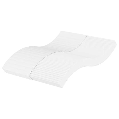 Materasso In Schiuma Bianco 100X210Cm Durezza H2 H3