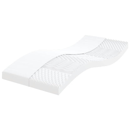 Materasso In Schiuma Bianco 7 Zone Durezza 20 Ild
