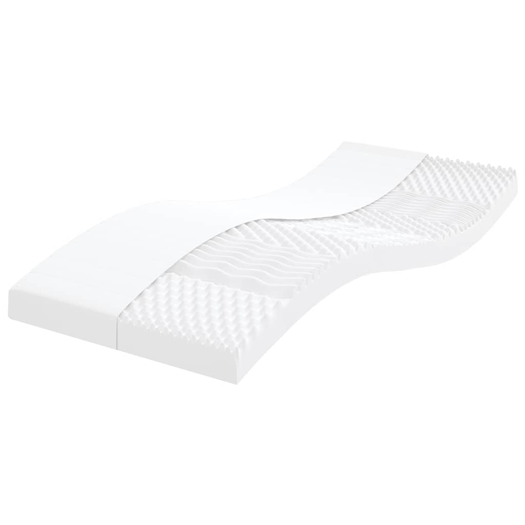 Materasso In Schiuma Bianco 7 Zone Durezza 20 Ild