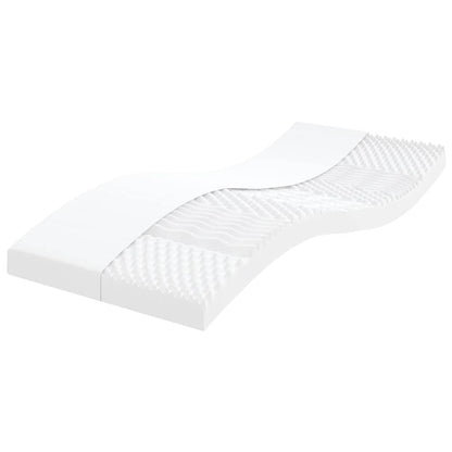 Materasso In Schiuma Bianco 7 Zone Durezza 20 Ild
