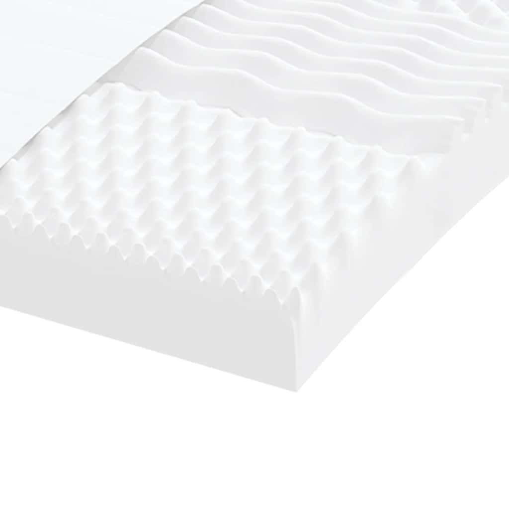 Materasso In Schiuma Bianco 7 Zone Durezza 20 Ild