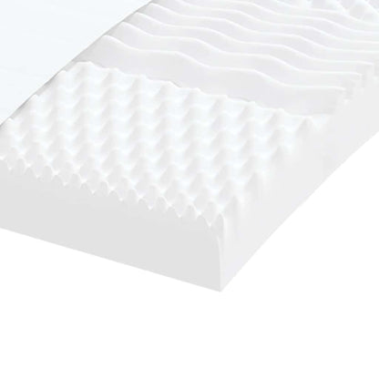 Materasso In Schiuma Bianco 7 Zone Durezza 20 Ild