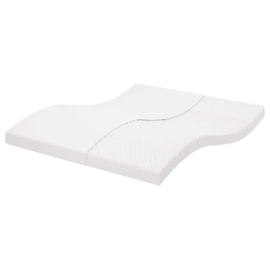 Materasso In Schiuma Bianco 7 Zone Durezza 20 Ild