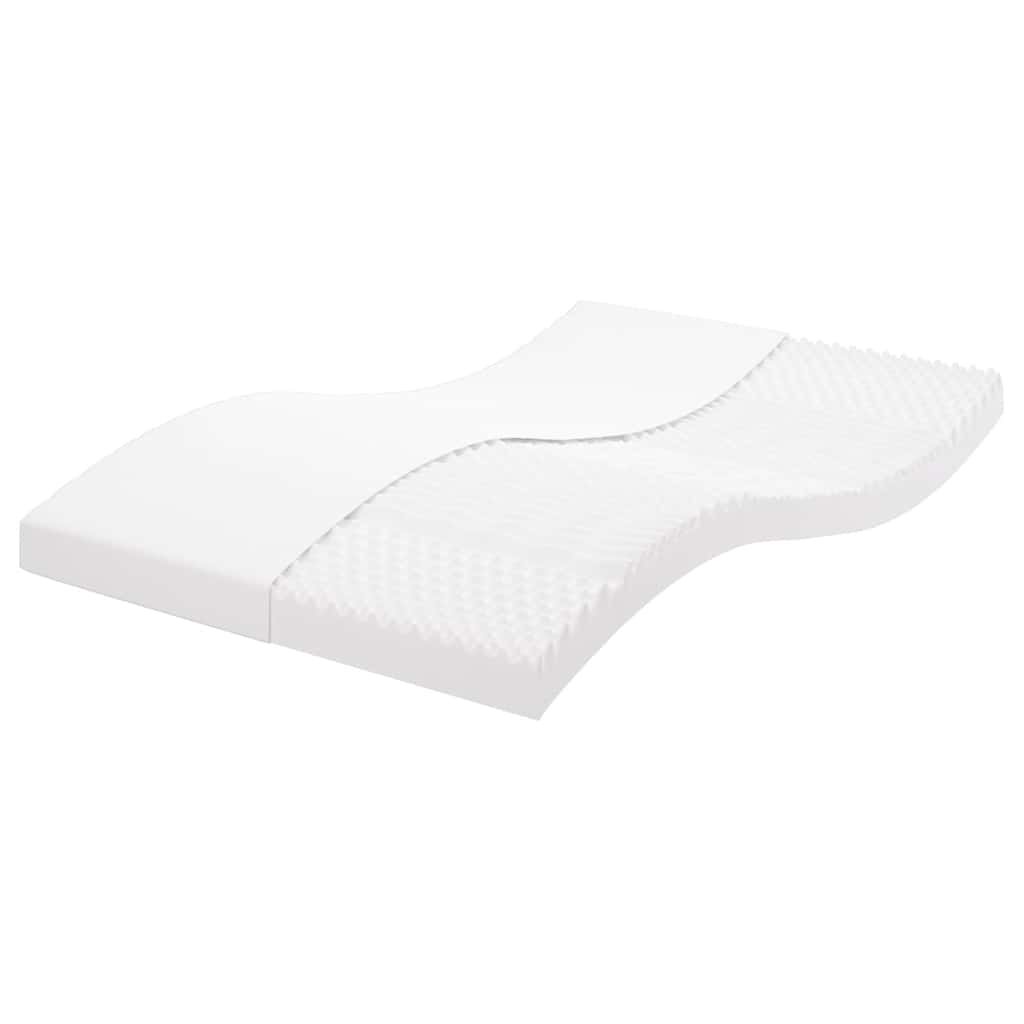Materasso In Schiuma Bianco 7 Zone Durezza 20 Ild