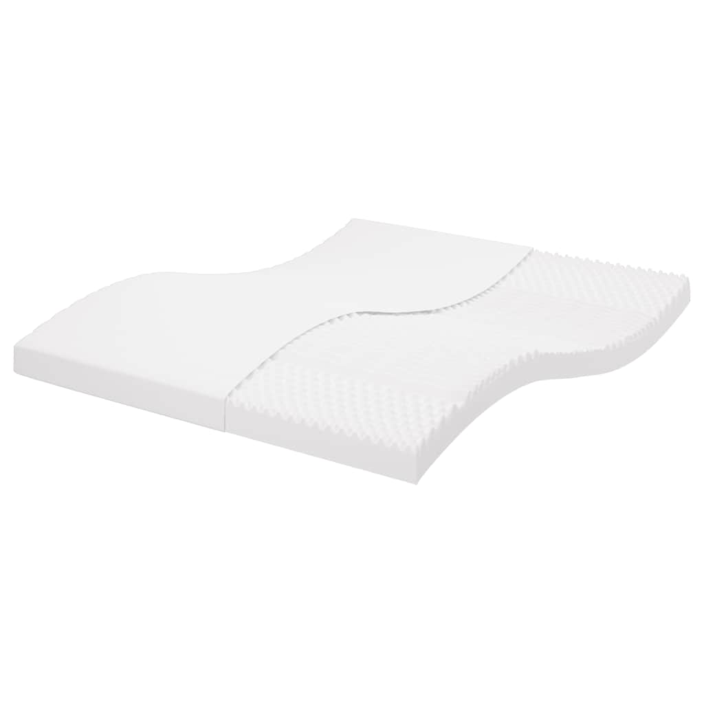 Materasso In Schiuma Bianco 7 Zone Durezza 20 Ild