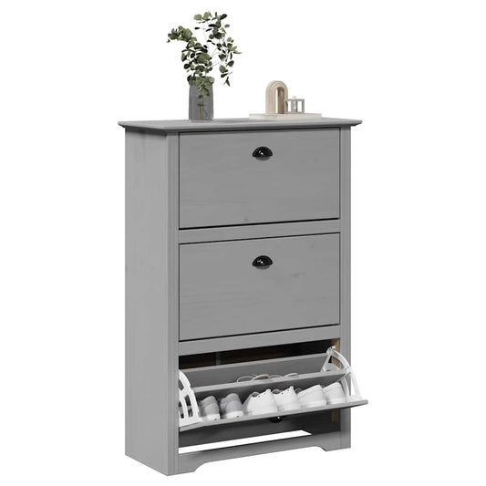 Scarpiera Bodo Grigia 80X35X118 Cm