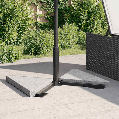 Piastre Per Parasole 2 Pz In Granito Triangolare 14 Kg