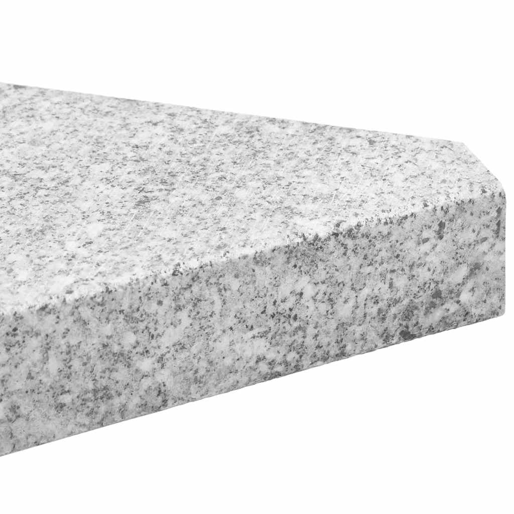 Piastre Per Parasole 2 Pz In Granito Triangolare 14 Kg