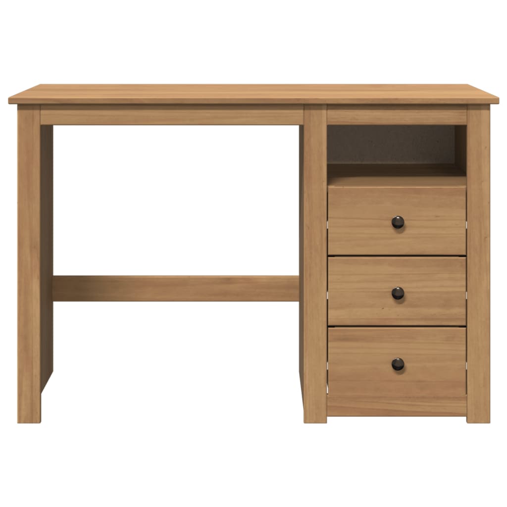 Scrivania Panama 112X45X75 Cm Legno Massello Di Pino