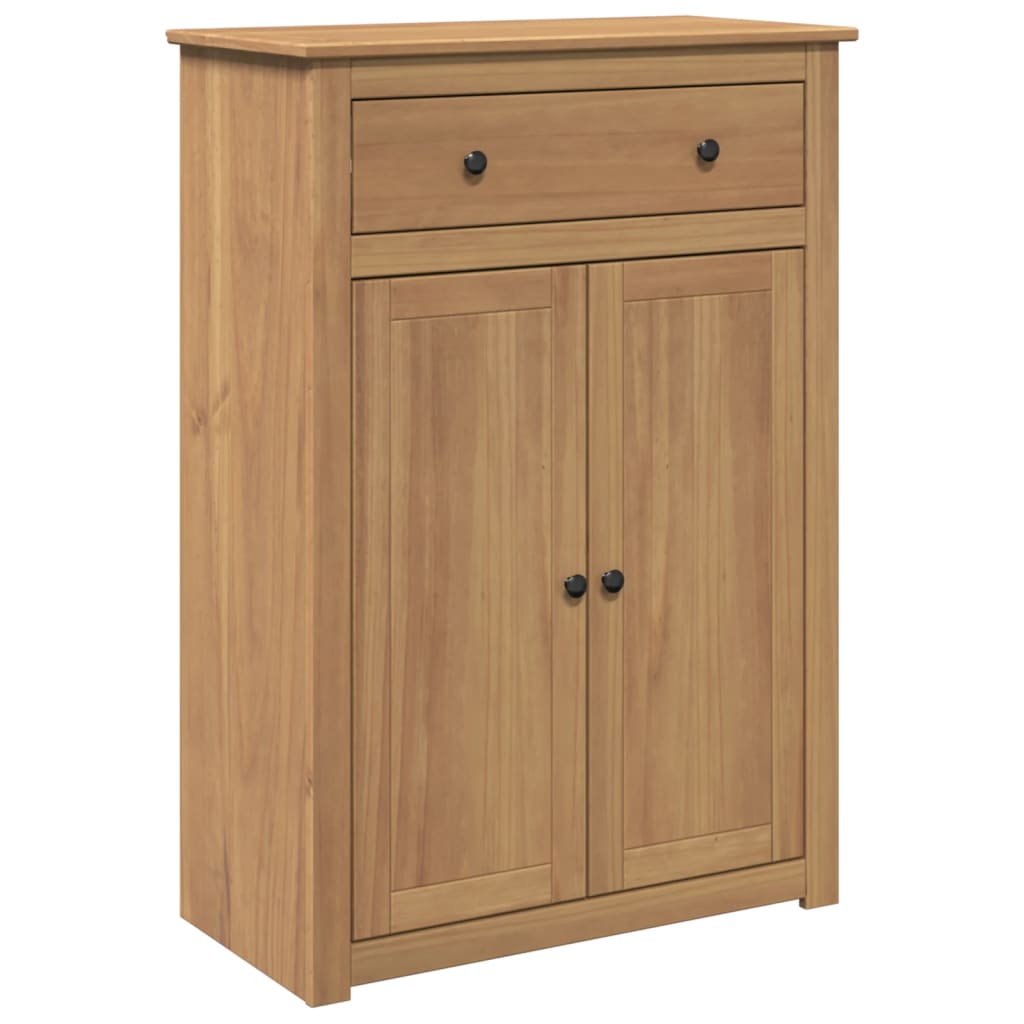 Scarpiera Panama 80X40X114 Cm Legno Massello Di Pino