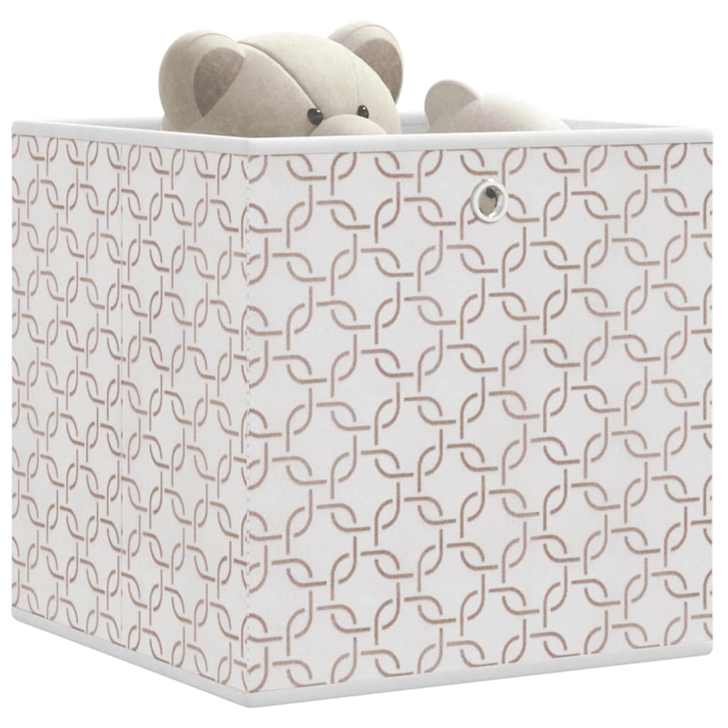 Scatole Portaoggetti 10 Pz 32X32X32Cm Tessuto Non Tessuto