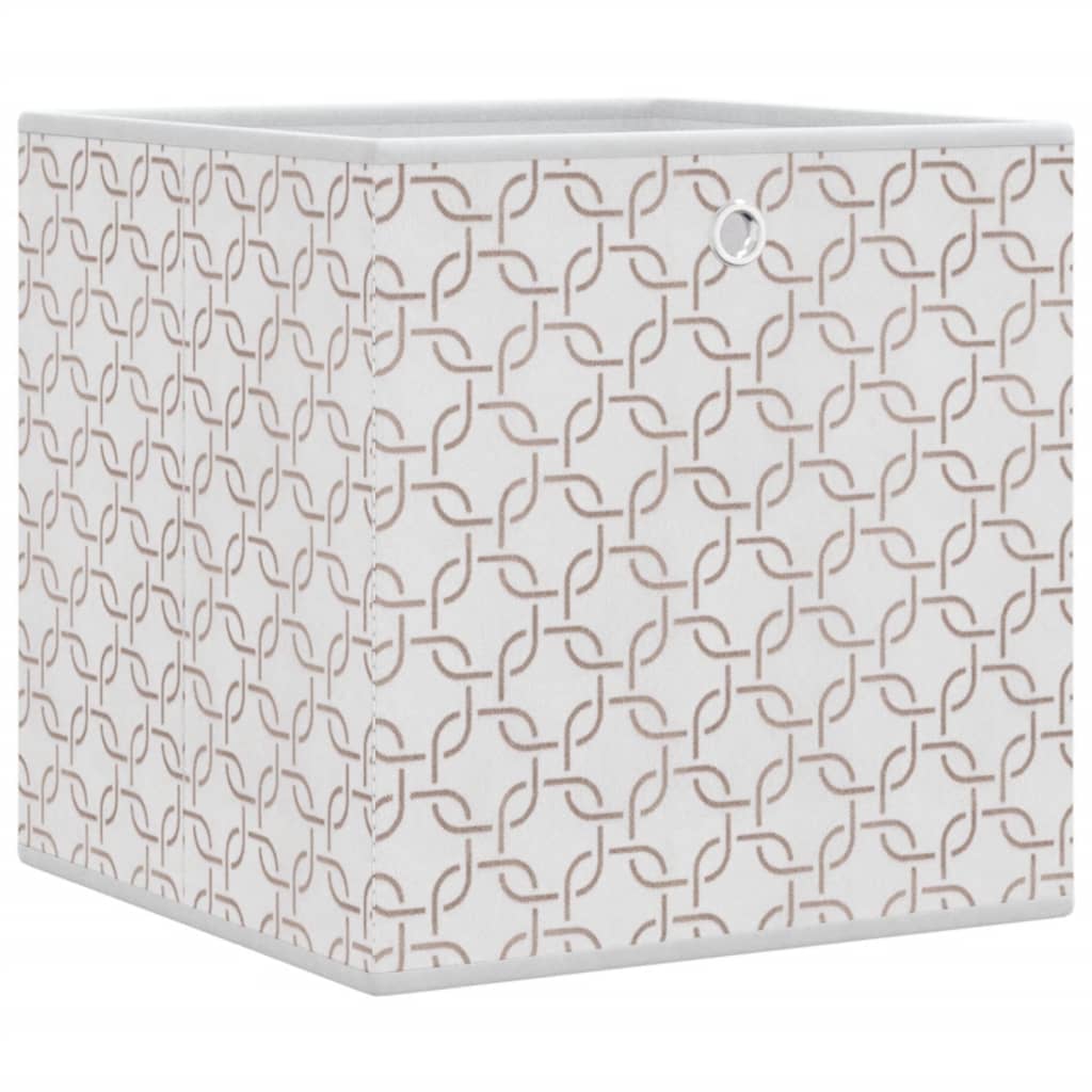 Scatole Portaoggetti 10 Pz 32X32X32Cm Tessuto Non Tessuto