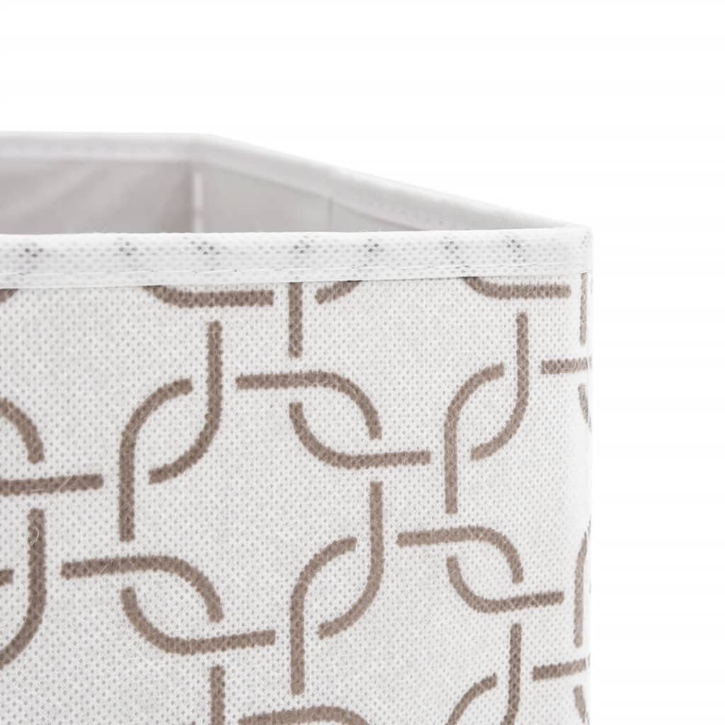 Scatole Portaoggetti 10 Pz 32X32X32Cm Tessuto Non Tessuto
