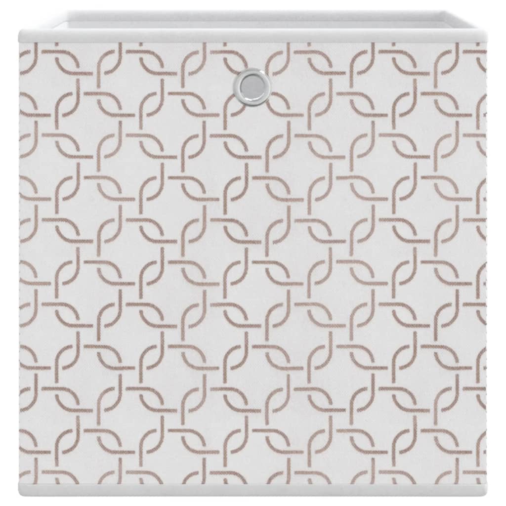 Scatole Portaoggetti 10 Pz 32X32X32Cm Tessuto Non Tessuto