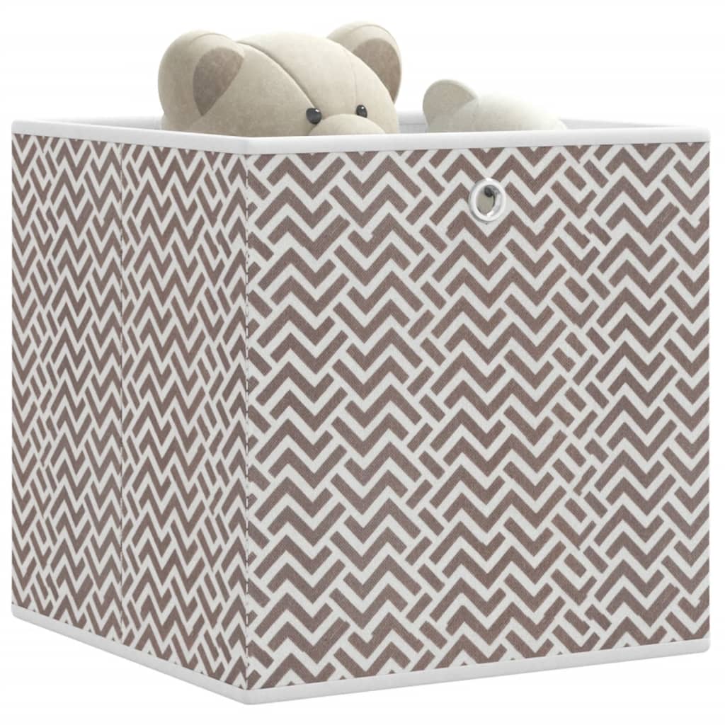 Scatole Portaoggetti 10 Pz 32X32X32Cm Tessuto Non Tessuto