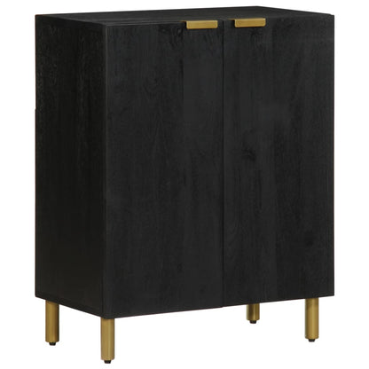 Credenze 3 Pz Nere In Legno Multistrato