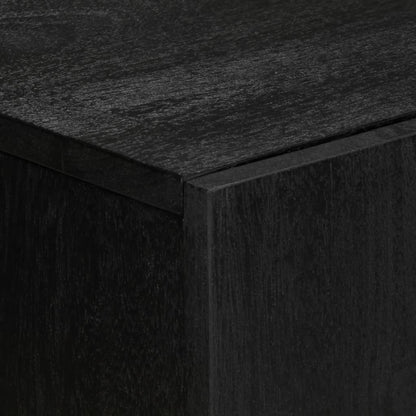Credenze 3 Pz Nere In Legno Multistrato