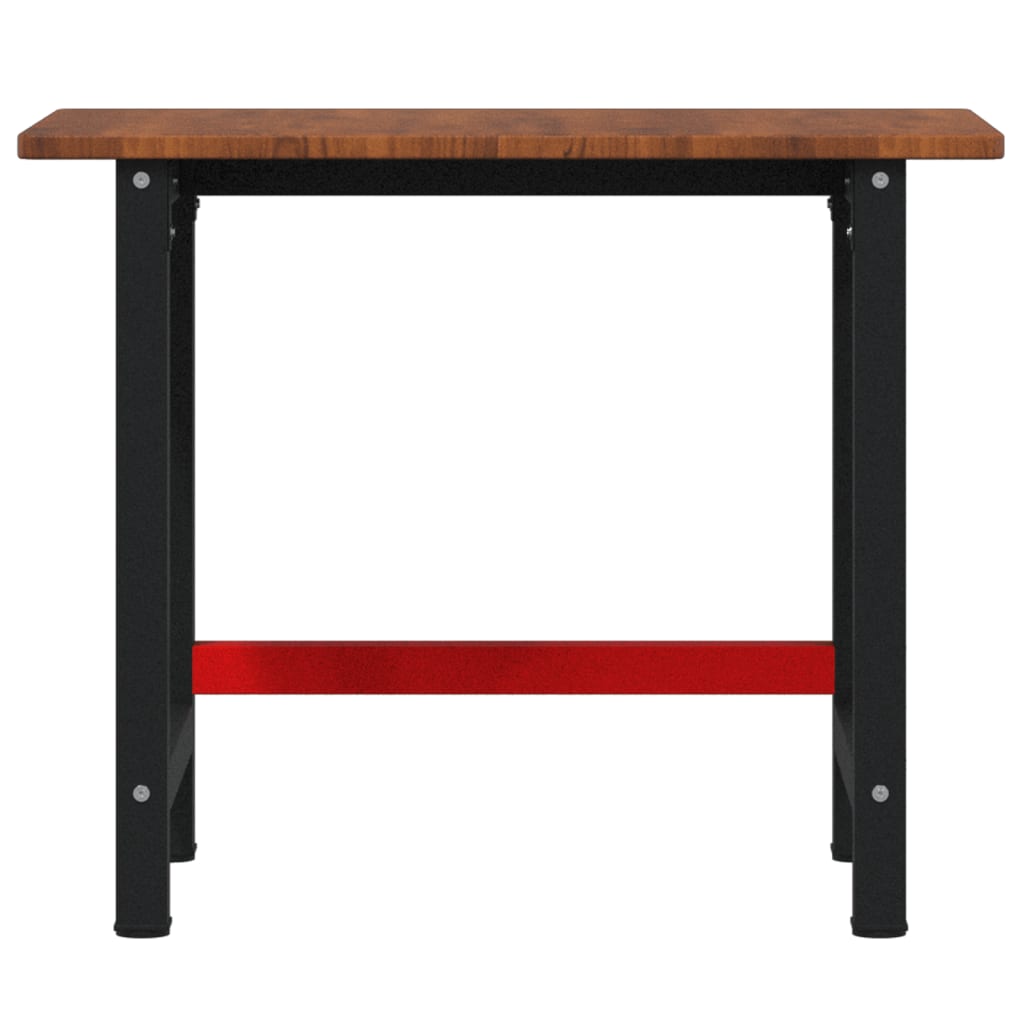 Banco Lavoro 100X60X81,5 Cm Legno Massello Rovere