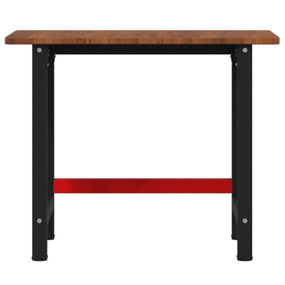Banco Lavoro 100X60X81,5 Cm Legno Massello Rovere