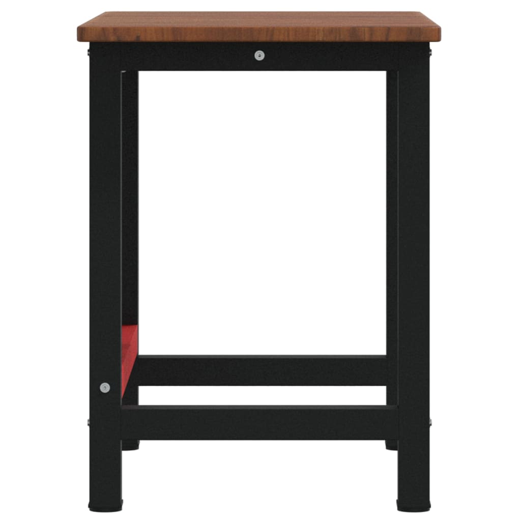 Banco Lavoro 100X60X81,5 Cm Legno Massello Rovere