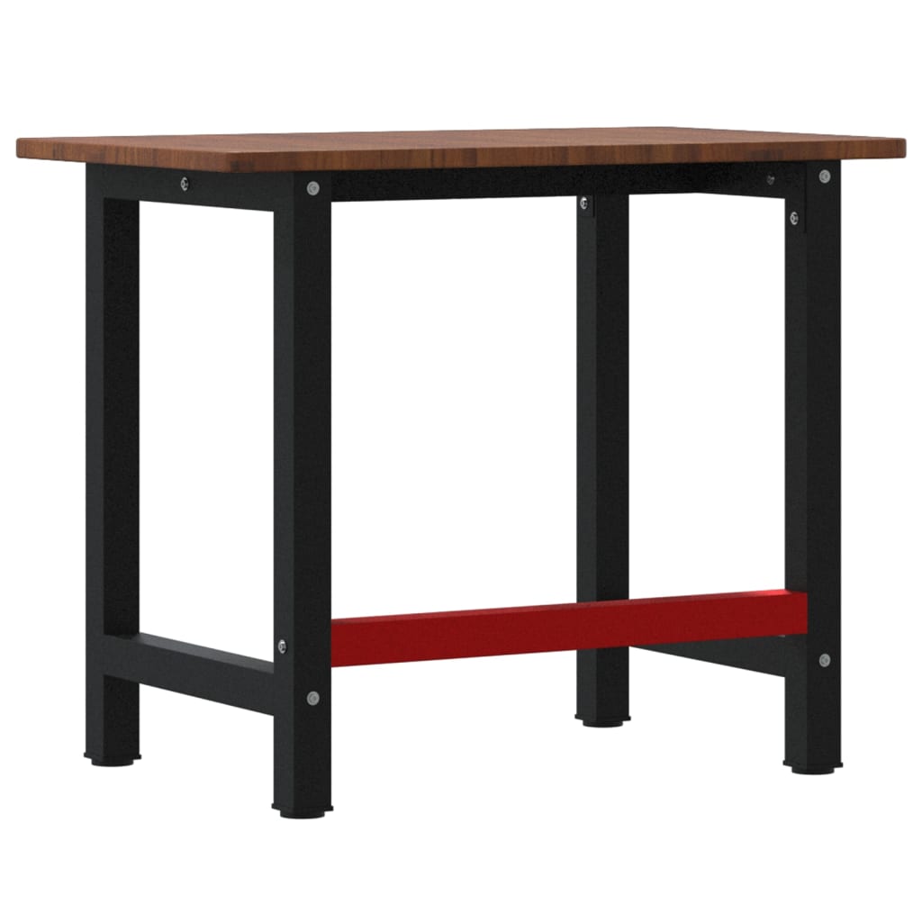 Banco Lavoro 100X60X81,5 Cm Legno Massello Rovere