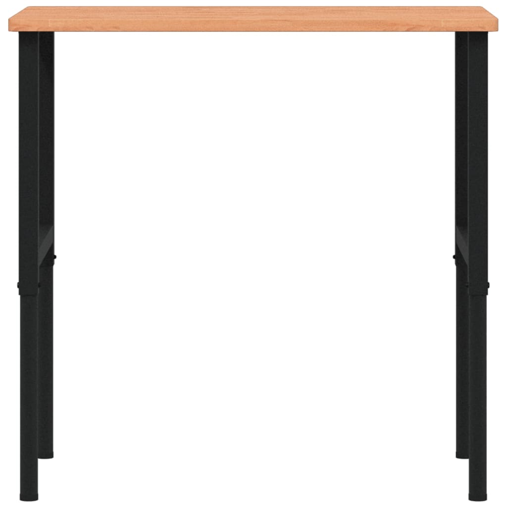 Banco Da Lavoro 100X60X(71,5-98) Cm Legno Faggio Rettangolare