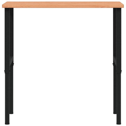 Banco Da Lavoro 100X60X(71,5-98) Cm Legno Faggio Rettangolare