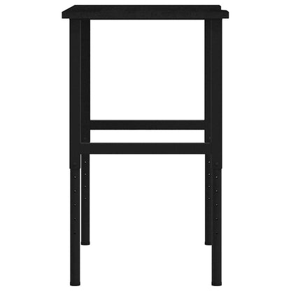 Banco Lavoro Marrone Scuro 100X60X(71,5-98) Cm Legno Di Rovere