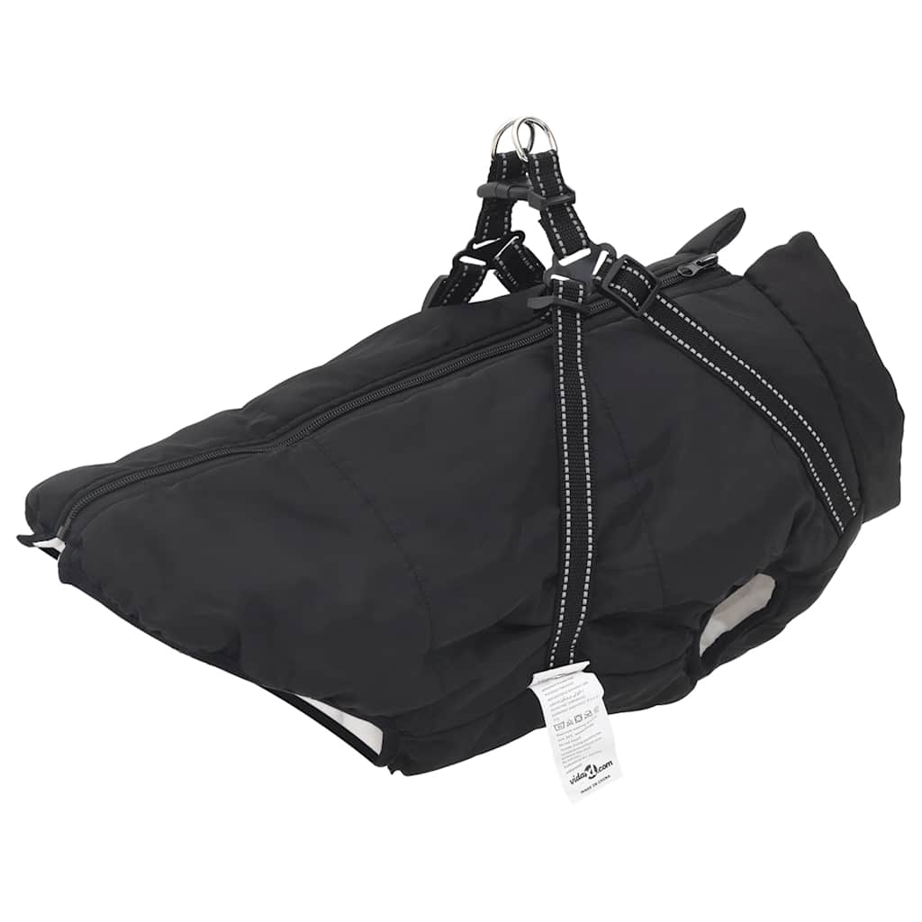 Cappotto Cani Imbracatura Impermeabile Riflettente Blu Navy