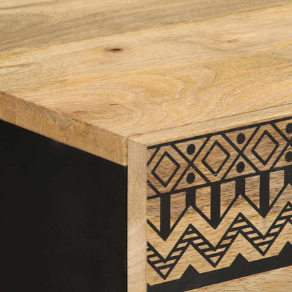 Credenze 2 Pz In Legno Massello Di Mango