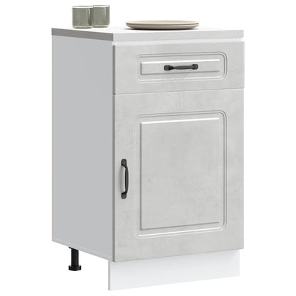 Armadi Forno 2 Pz Lucca In Legno Multistrato Grigio Cemento