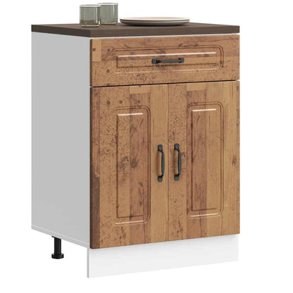 Armadi Forno 2 Pz Lucca In Legno Multistrato Legno Antico