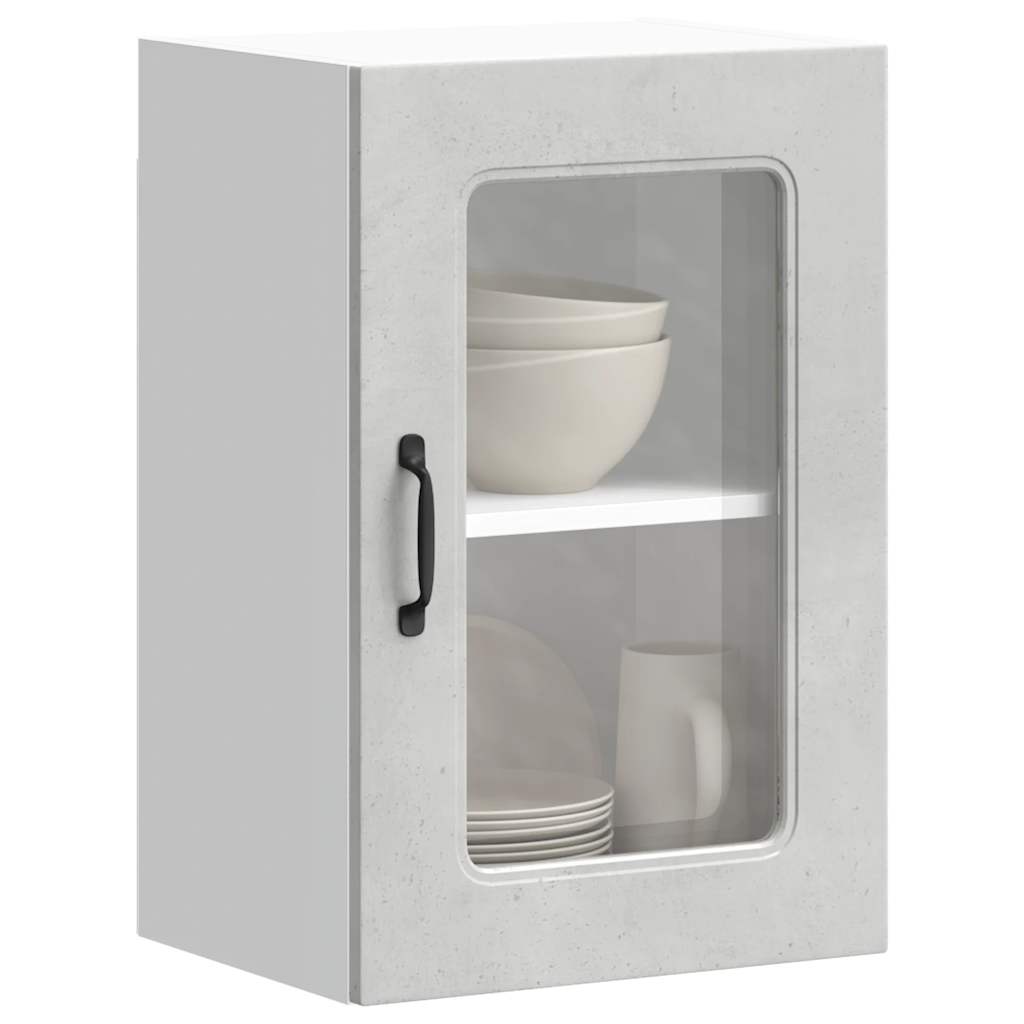 Armadi Forno 2 Pz Lucca In Legno Multistrato Grigio Cemento