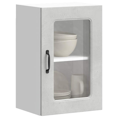 Armadi Forno 2 Pz Lucca In Legno Multistrato Grigio Cemento