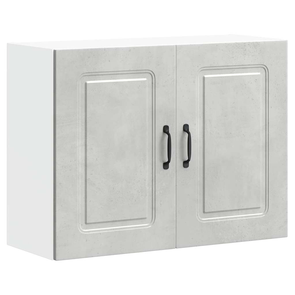 Armadi Forno 2 Pz Lucca In Legno Multistrato Grigio Cemento
