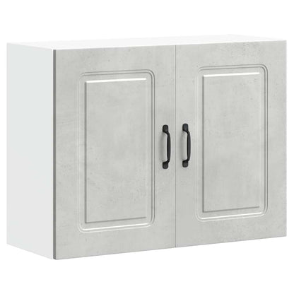 Armadi Forno 2 Pz Lucca In Legno Multistrato Grigio Cemento