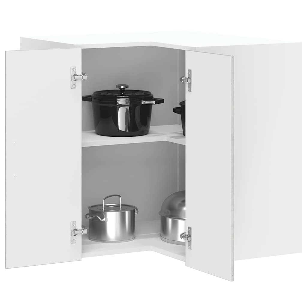 Armadi Forno 2 Pz Lucca In Legno Multistrato Grigio Cemento
