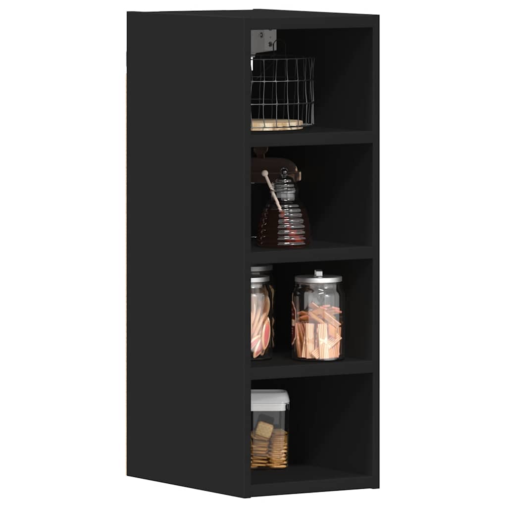 Mobile Pensile “Lyon” 60X31X40 Cm In Legno Multistrato Nero