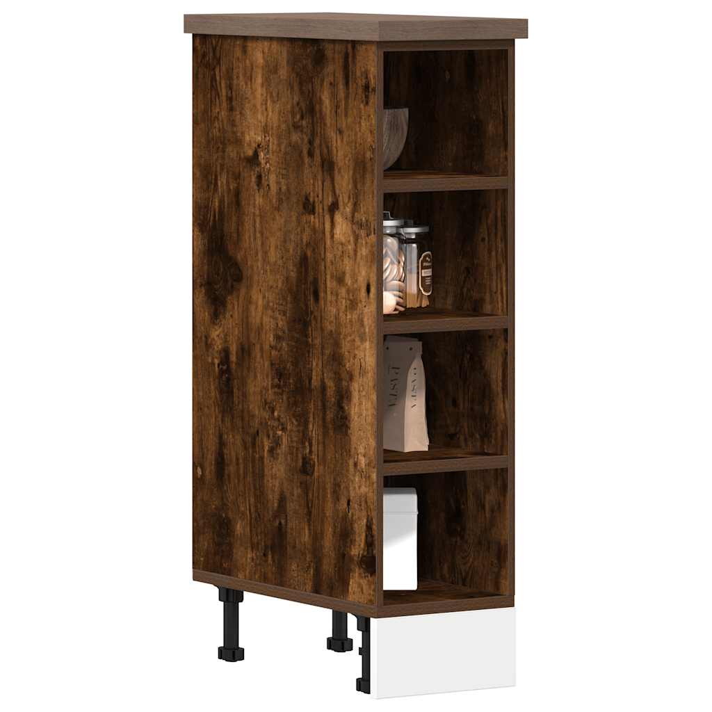 Mobile Da Forno Lyon 60X46X81,5 Cm Rovere Fumo