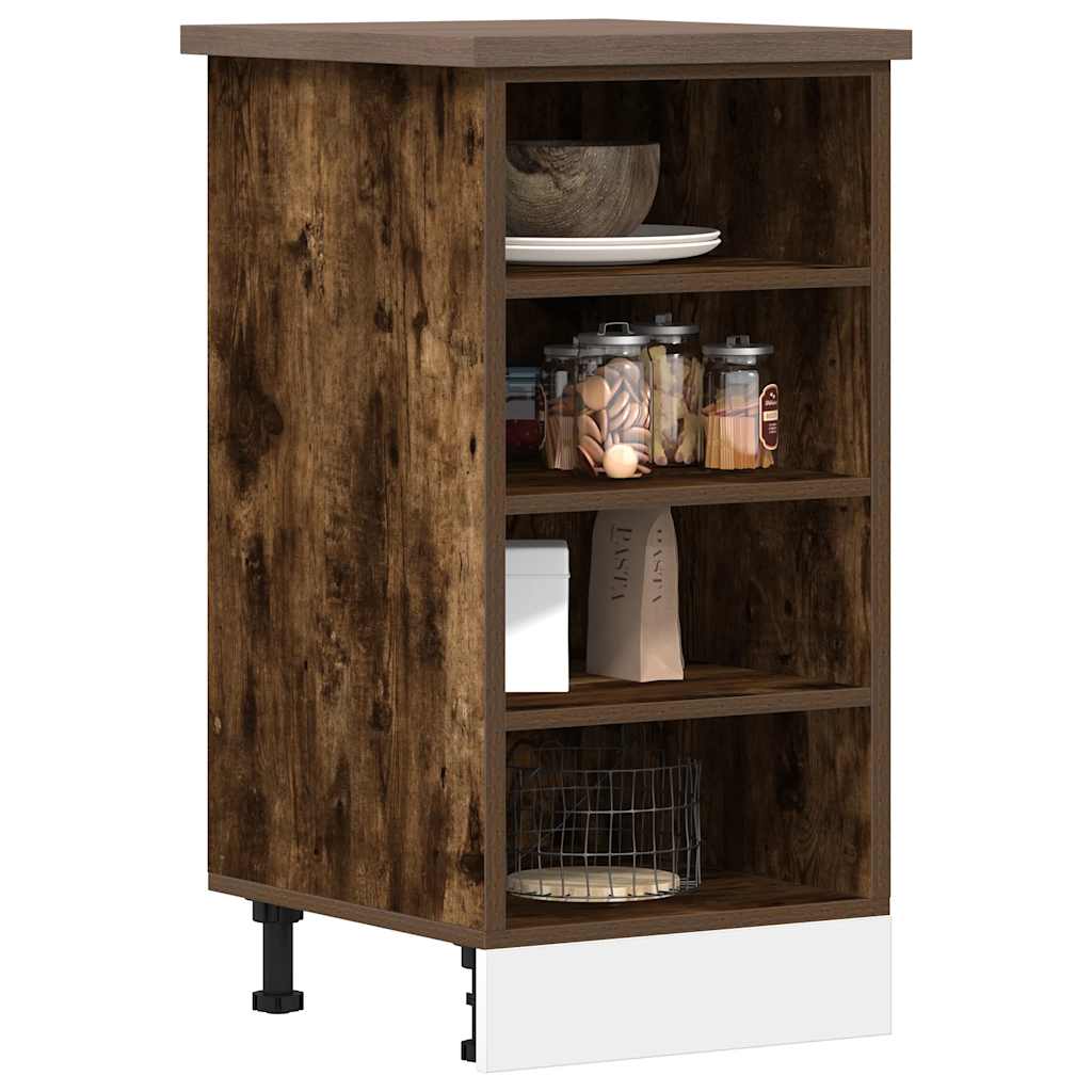 Mobile Da Forno Lyon 60X46X81,5 Cm Rovere Fumo